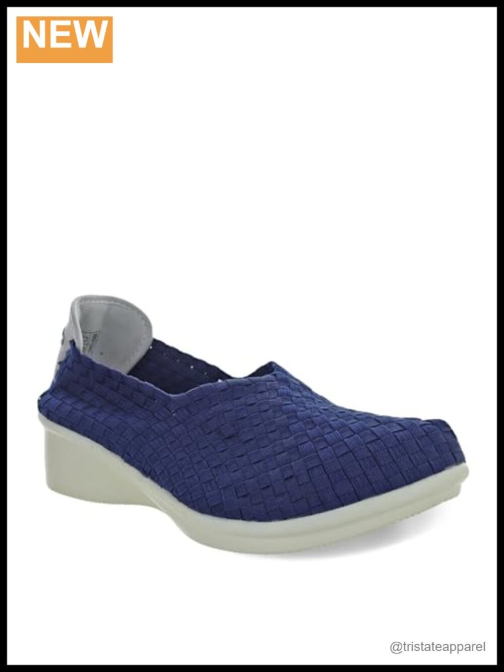 Bernie Mev Yael Fly Woven Elastic Slip-On Loafers Memory Foam